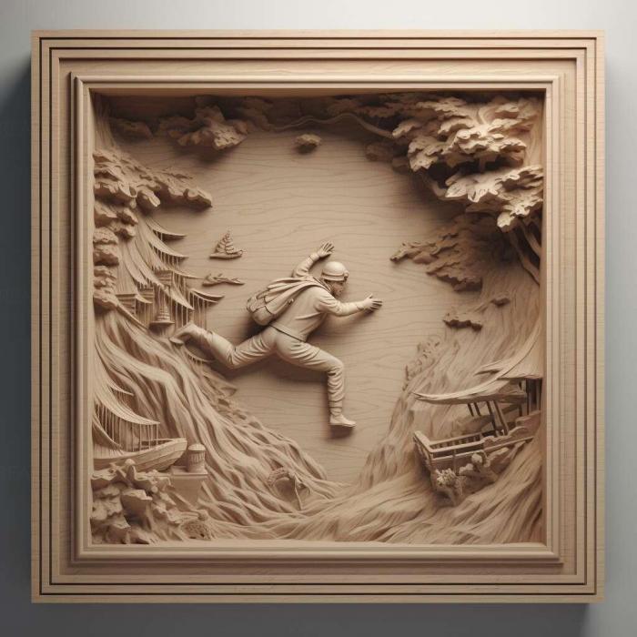 نموذج ثلاثي الأبعاد لآلة CNC 3D Art 